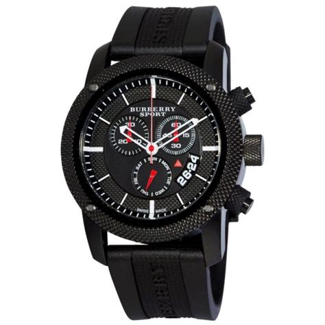 burberry bu7701 men'|Burberry Endurance Chronograph Black Dial Black PVD Men's .